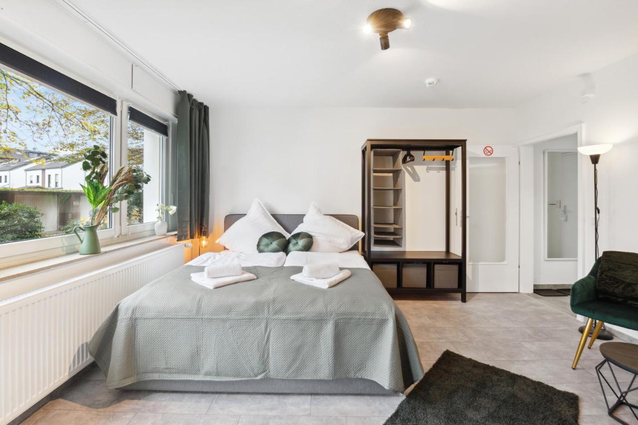 1 Zi. Wohnung, 34M², Parken, Messe Dus Duisburg Kültér fotó